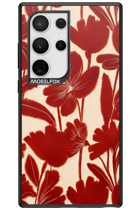 Burgundy Flowers 2.0 - Samsung Galaxy S24 Ultra