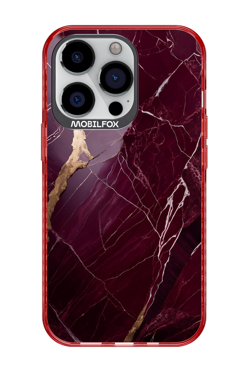 Burgundy Marble - Apple iPhone 13 Pro