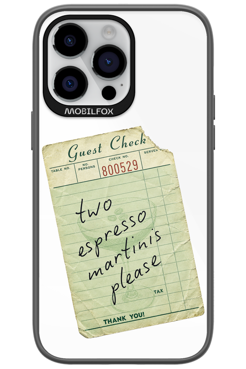 Espresso Martini 2.0 - Apple iPhone 14 Pro Max