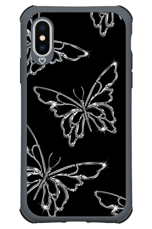Silver Butterfly 2.0 - Apple iPhone X