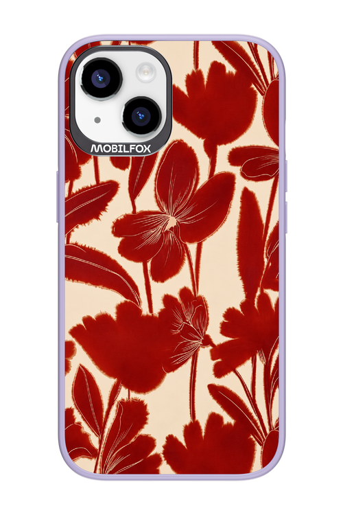 Burgundy Flowers 2.0 - Apple iPhone 14