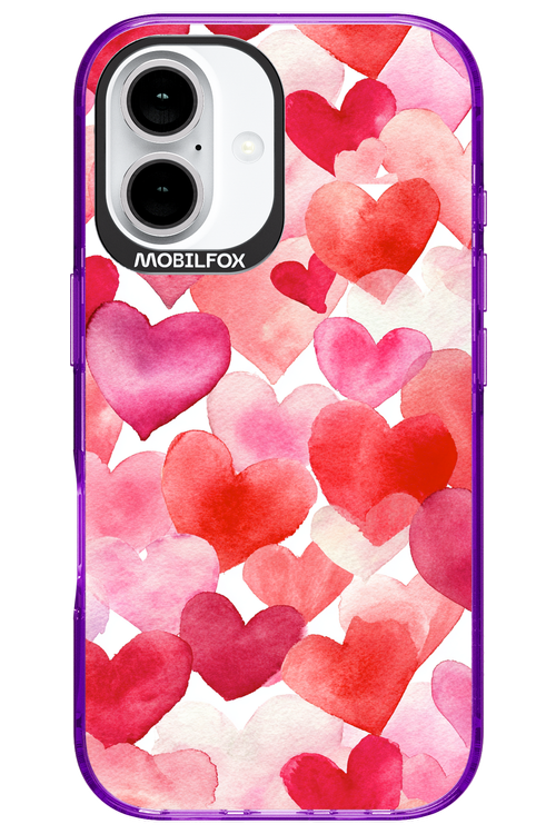 Water Painted Heart 2.0 - Apple iPhone 16