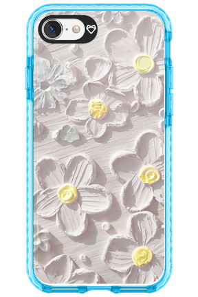 White Flowers - Apple iPhone SE 2022