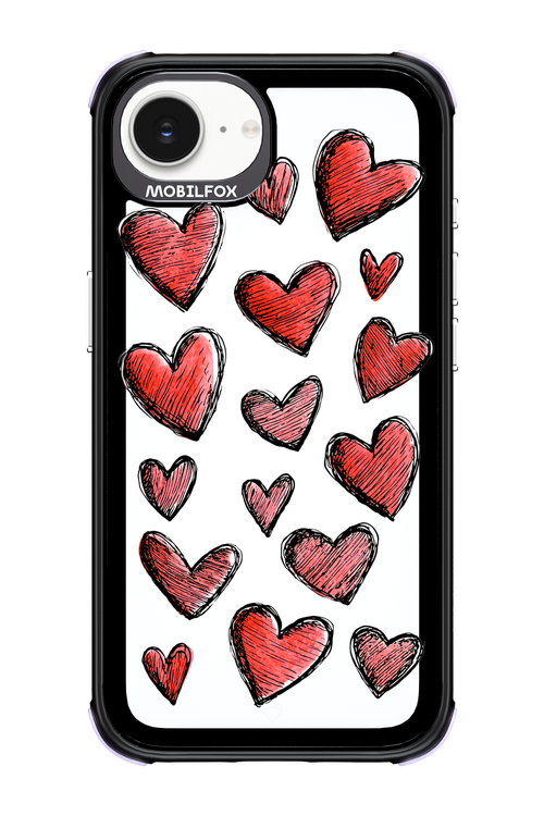 Red Love Transparent 2.0 - Apple iPhone 16e