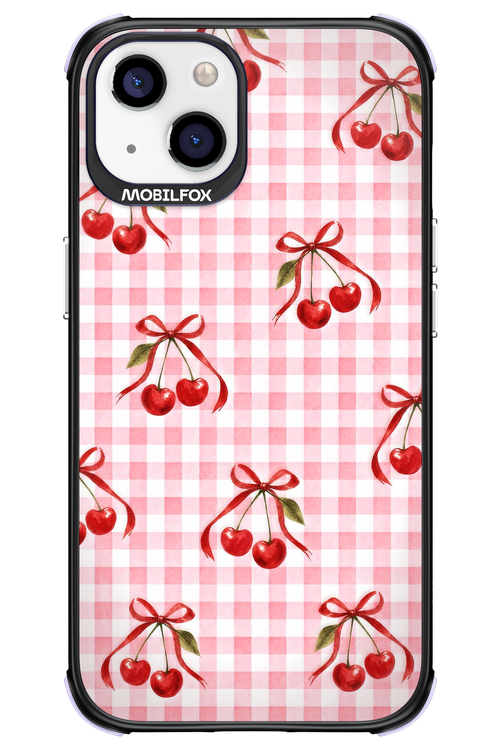 Pink Cherry Checked 2.0 - Apple iPhone 13