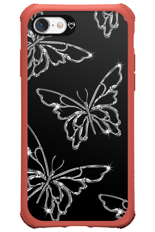 Silver Butterfly 2.0 - Apple iPhone 7