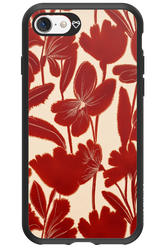 Burgundy Flowers 2.0 - Apple iPhone 7