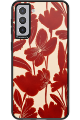 Burgundy Flowers 2.0 - Samsung Galaxy S21+