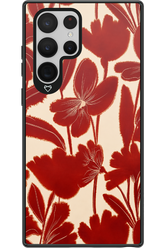 Burgundy Flowers 2.0 - Samsung Galaxy S22 Ultra