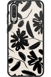 Monochrome Flowerss 2.0 - Samsung Galaxy A70