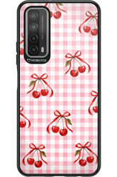 Pink Cherry Checked 2.0 - Huawei P Smart 2021