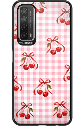 Pink Cherry Checked 2.0 - Huawei P Smart 2021