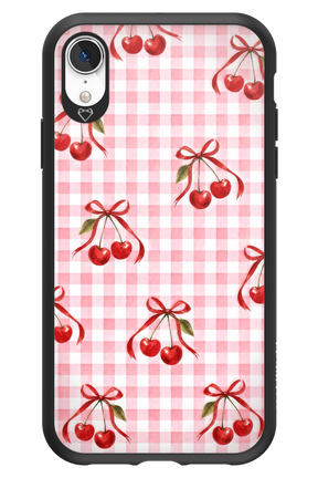 Pink Cherry Checked 2.0 - Apple iPhone XR