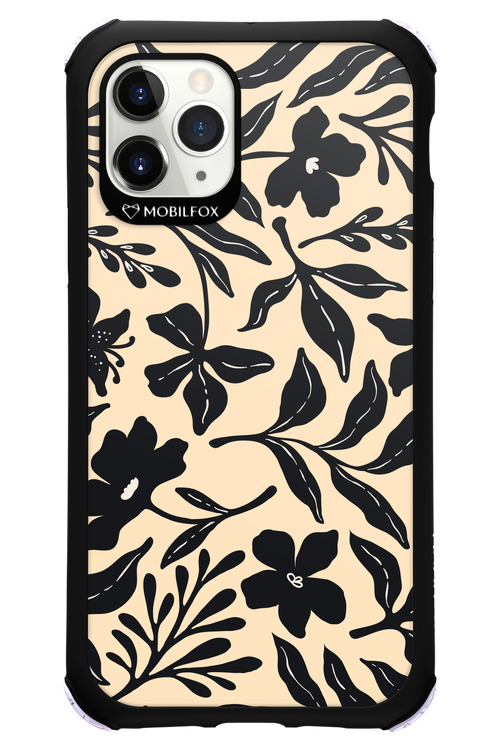 Black Flowers 2.0 - Apple iPhone 11 Pro