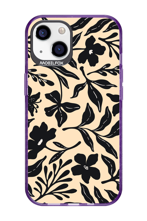 Black Flowers 2.0 - Apple iPhone 13