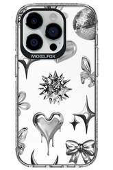 Silver Zone Transparent - Apple iPhone 14 Pro