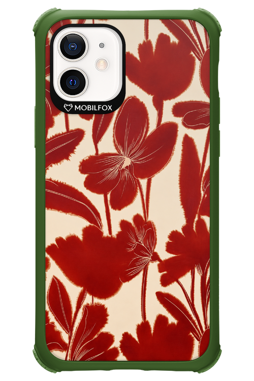 Burgundy Flowers 2.0 - Apple iPhone 12