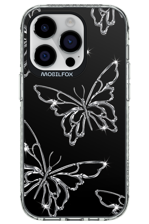 Silver Butterfly 2.0 - Apple iPhone 14 Pro