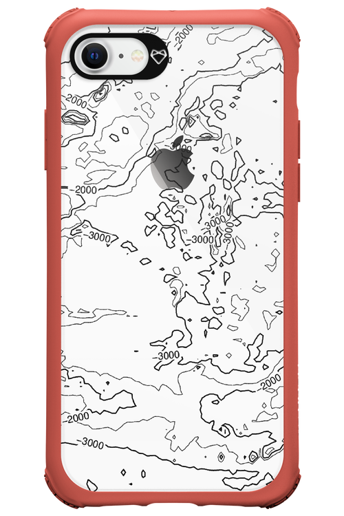 Contour Map 2.0 - Apple iPhone 8