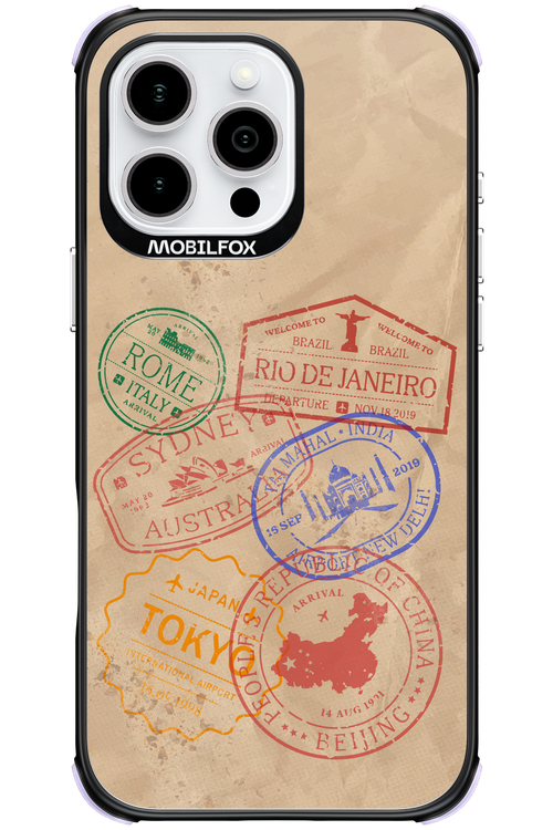 Travel Stamps 2.0 - Apple iPhone 16 Pro Max