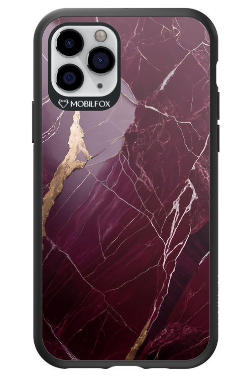 Burgundy Marble - Apple iPhone 11 Pro