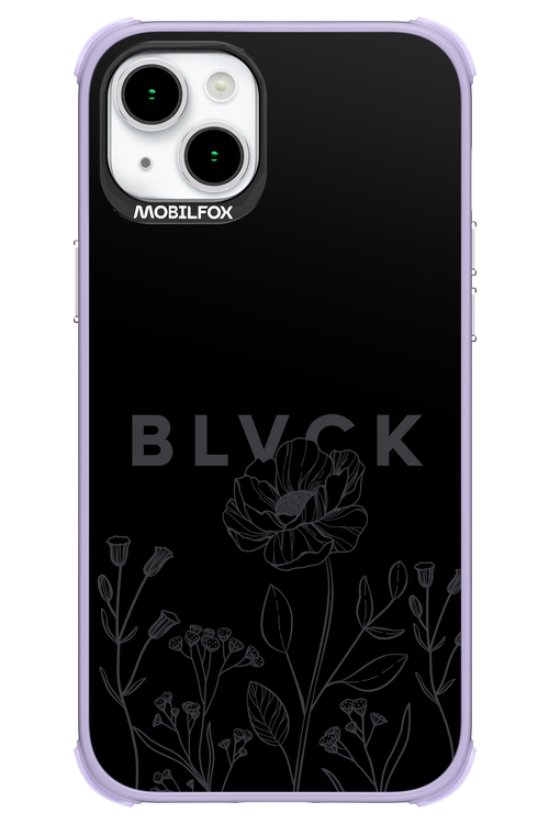 Black Flowers - Apple iPhone 15 Plus