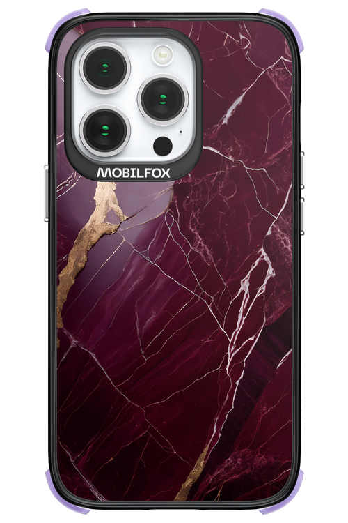 Burgundy Marble - Apple iPhone 14 Pro