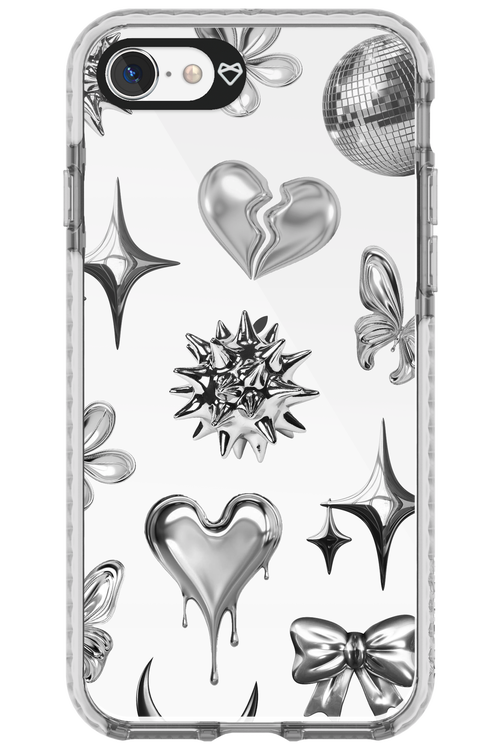 Silver Zone Transparent - Apple iPhone SE 2022