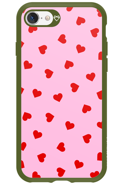 Sprinkle Heart Pink - Apple iPhone SE 2020