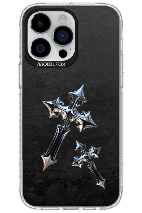 Chrome Crosses 2.0 - Apple iPhone 14 Pro Max