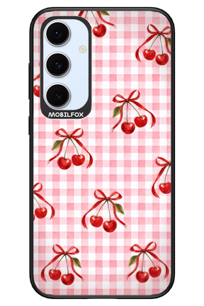 Pink Cherry Checked 2.0 - Samsung S24 FE