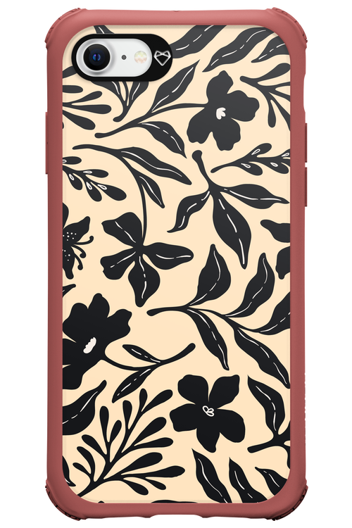 Black Flowers 2.0 - Apple iPhone SE 2022