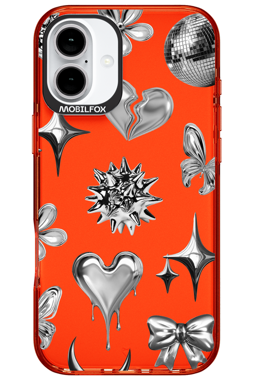 Silver Zone Transparent - Apple iPhone 16 Plus