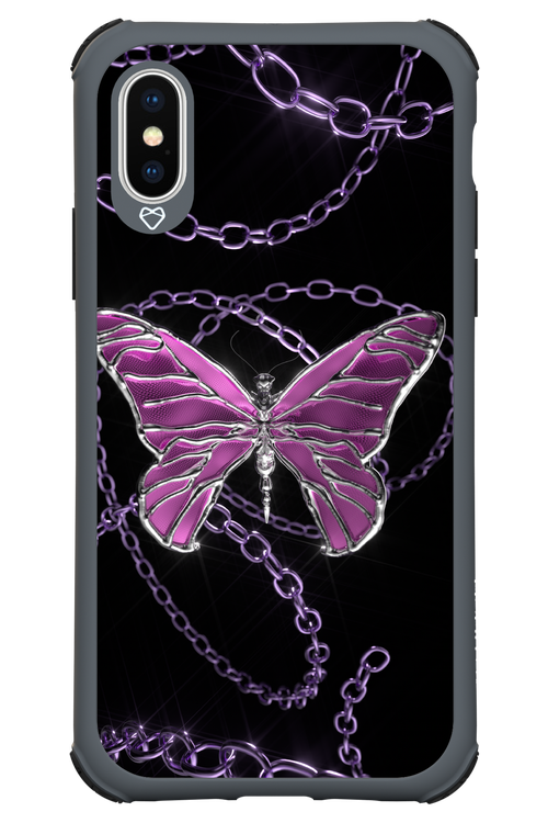 Butterfly Necklace - Apple iPhone X