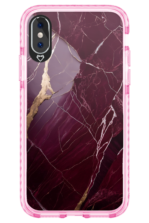 Burgundy Marble 2.0 - Apple iPhone XS