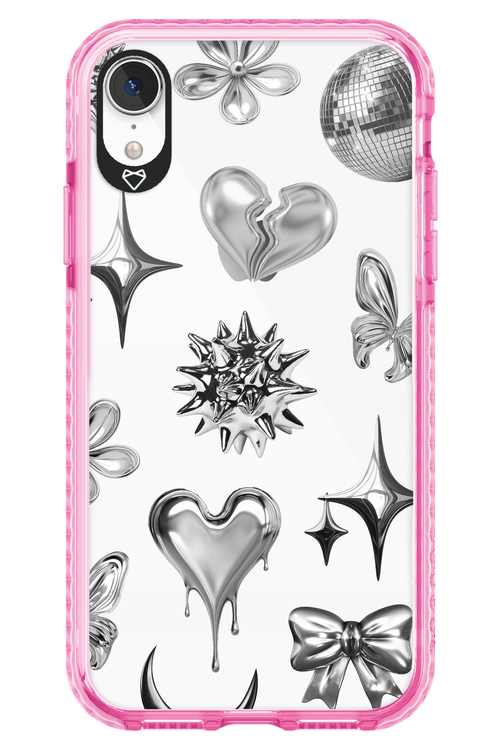 Silver Zone Transparent - Apple iPhone XR