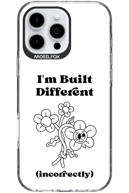 Incorrect Transparent 2.0 - Apple iPhone 16 Pro Max