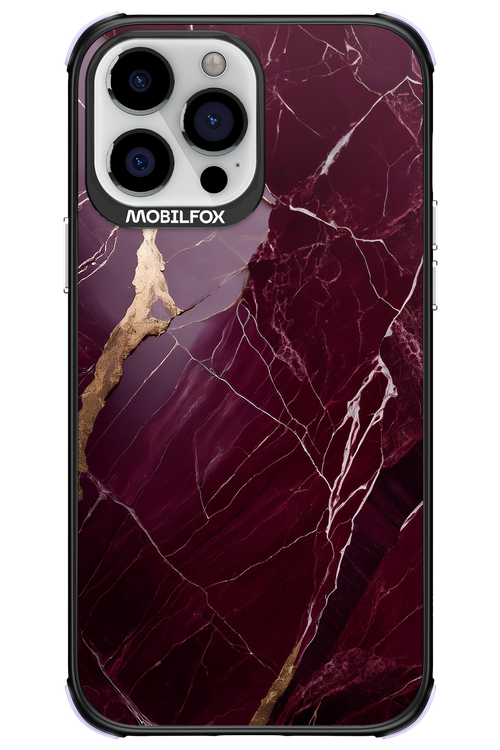 Burgundy Marble - Apple iPhone 13 Pro Max