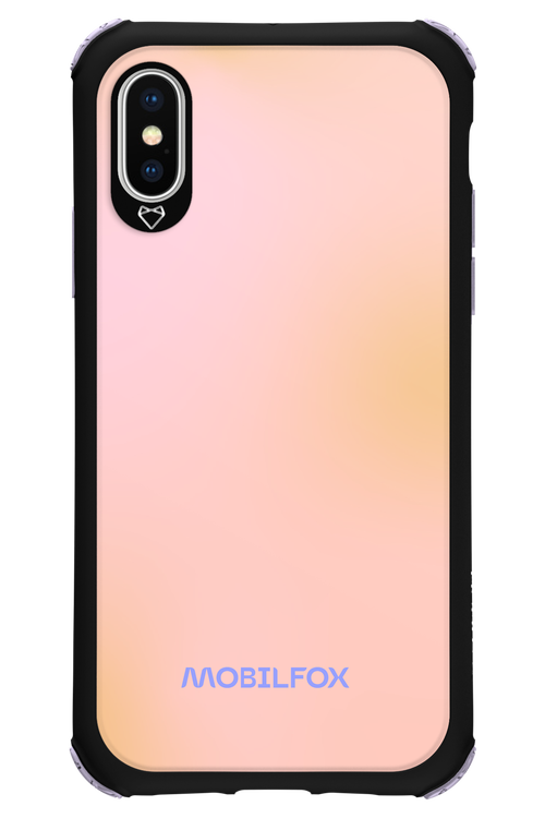 Pastel Peach - Apple iPhone X