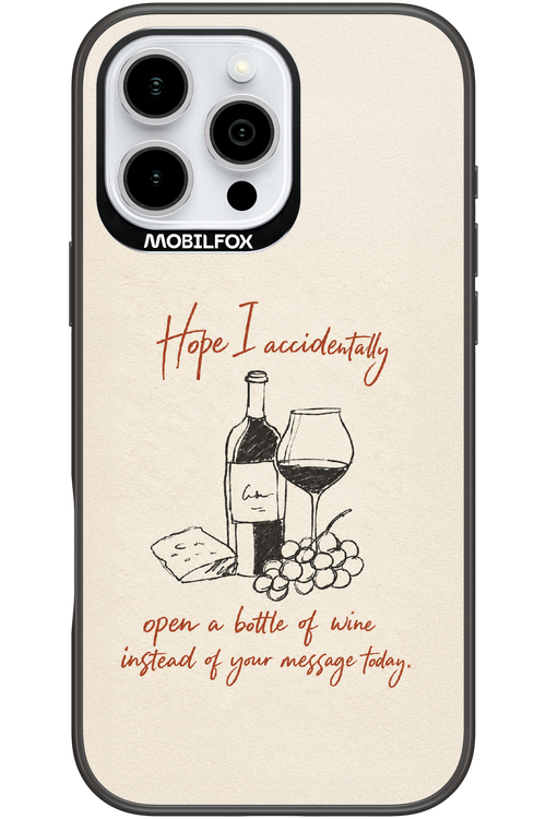 Bottle of wine 2.0 - Apple iPhone 16 Pro Max