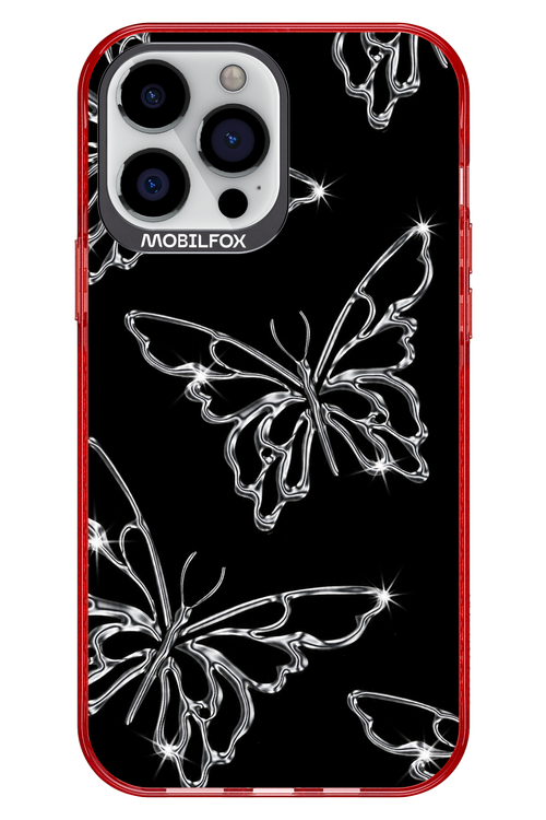 Silver Butterfly 2.0 - Apple iPhone 13 Pro Max