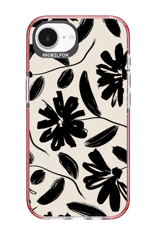 Monochrome Flowerss 2.0 - Apple iPhone 16e
