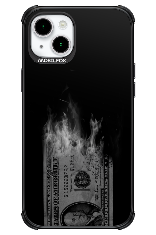 Money Burn B&W 2.0 - Apple iPhone 15 Plus