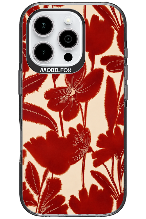 Burgundy Flowers 2.0 - Apple iPhone 16 Pro
