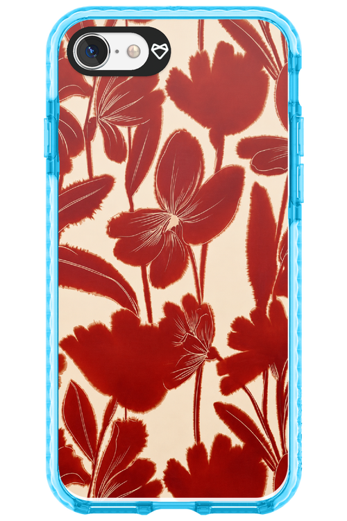 Burgundy Flowers 2.0 - Apple iPhone SE 2020