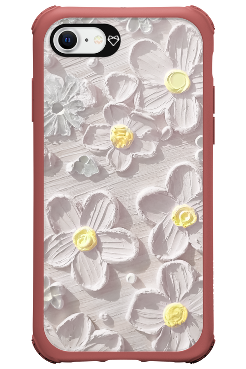 White Flowers 2.0 - Apple iPhone 8