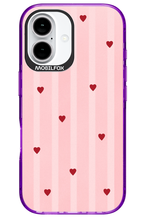 Red Little Hearts 2.0 - Apple iPhone 16