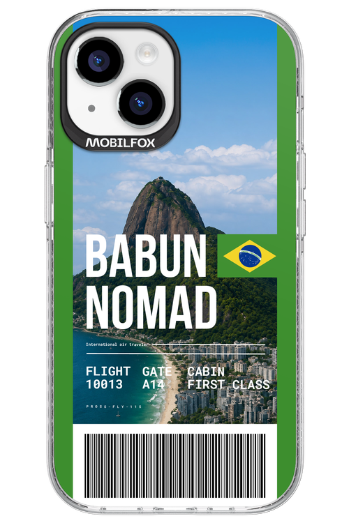 BABUN NOMAD (fly ticket) 2.0 - Apple iPhone 15