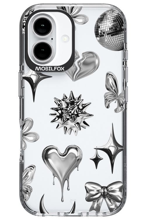 Silver Zone Transparent - Apple iPhone 16