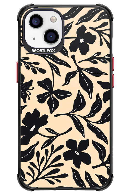 Black Flowers 2.0 - Apple iPhone 13